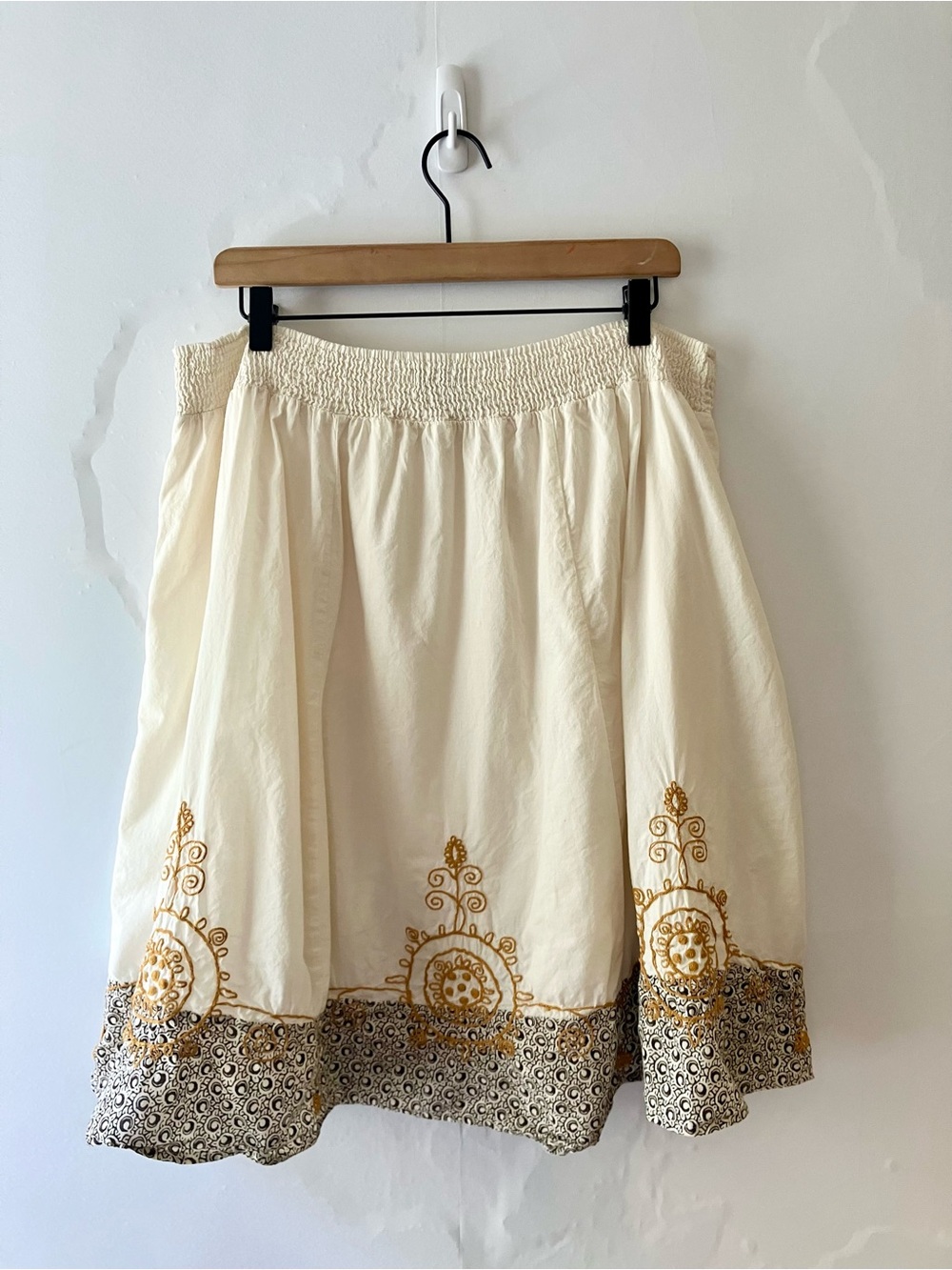 MERONA Embroidered Boho Cotton Skirt - Picture 2 of 5